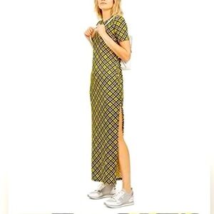 Plaid maxi dressing Michael Kors